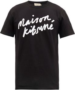 Logo-print Cotton T-shirt - Mens - Black