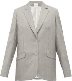 Episode Single-breasted Wool Blazer - Womens - Grey