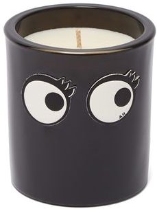 Anya Smells Lollipop Small Scented Candle - Black Multi