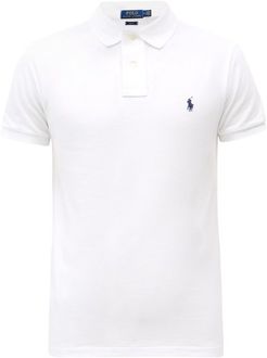 Slim-fit Cotton Polo Shirt - Mens - White