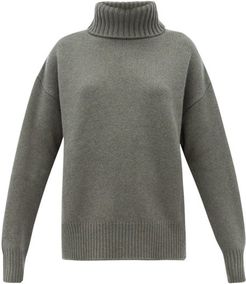 No. 20 Oversize Xtra Stretch-cashmere Sweater - Womens - Khaki