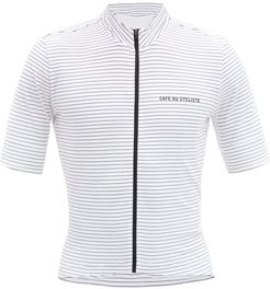 Francine Zipped Technical-jersey Cycling Top - Mens - White Multi