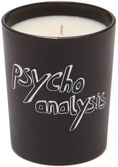 Psychoanalysis Candle - Black