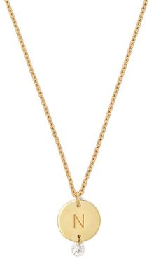 Set Free 18kt Gold & Diamond N-charm Necklace - Womens - Gold