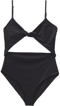 Kia Knotted Swimsuit - Womens - Black