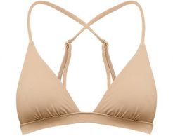 Pretty Girl Triangle Bikini Top - Womens - Tan