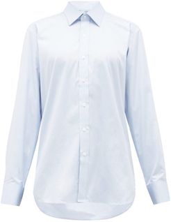 Selva Cotton Shirt - Womens - Light Blue