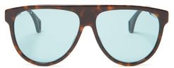 Aviator Tortoiseshell-acetate Sunglasses - Mens - Tortoiseshell