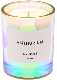 Anthurium Scented Candle - Silver