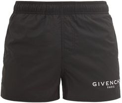 Logo-print Swim Shorts - Mens - Black