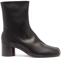 Tabi Split-toe Leather Ankle Boots - Mens - Black