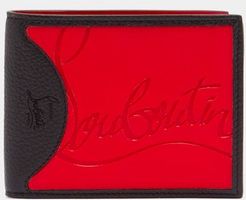 Coolcard Rubber-inlay Bi-fold Leather Wallet - Mens - Red