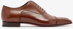 Greggo Leather Oxford Shoes - Mens - Brown