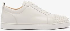 Louis Junior Spike-embellished Leather Trainers - Mens - White