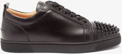 Louis Junior Spike-embellished Leather Trainers - Mens - Black