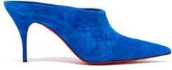 Quart 80 Suede Mules - Womens - Blue