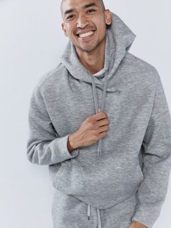 Hooded Cashmere-blend Sweatshirt - Mens - Grey Marl