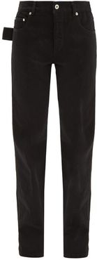 Low-rise Slouchy-fit Straight-leg Jeans - Womens - Black