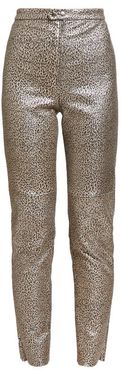 Etienne Leopard-print Leather Trousers - Womens - Leopard