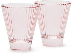 Set Of Two Water Glasses - Pink