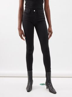 Le High High-rise Skinny-leg Jeans - Womens - Black