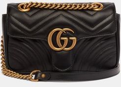 GG Marmont Mini Quilted-leather Cross-body Bag - Womens - Black