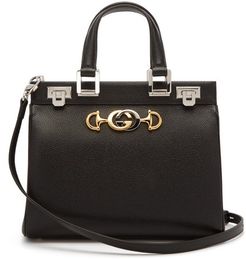 Zumi Small Leather Handbag - Womens - Black