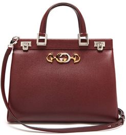 Zumi Small Leather Handbag - Womens - Burgundy