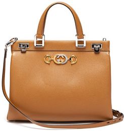 Zumi Medium Leather Handbag - Womens - Beige
