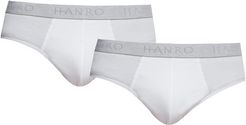 Pack Of Two Stretch-cotton Jersey Briefs - Mens - White