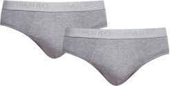 Essentials Set Of Two Cotton-blend Briefs - Mens - Grey