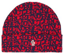 Logo-jacquard Beanie Hat - Mens - Multi