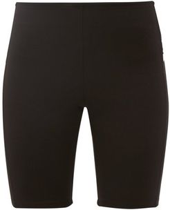 Logo-intarsia Jersey Cycling Shorts - Womens - Black
