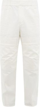 Oversized-pocket Straight-leg Jeans - Mens - White