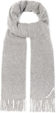 Canada Wool Scarf - Mens - Light Grey