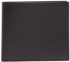 Leather Bi-fold Wallet - Mens - Black