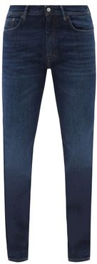 North Slim-leg Jeans - Mens - Dark Blue