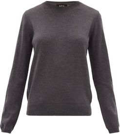 Savannah Merino-wool Sweater - Womens - Grey