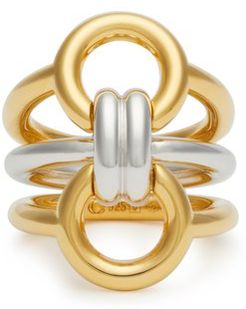 Trypitch Detachable Ring - Womens - Silver Gold