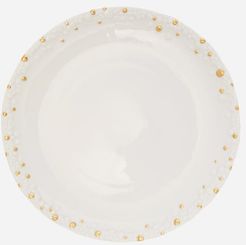 X Haas Brothers Mojave 24kt-gilded Dinner Plate - White Gold