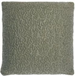 X Haas Brothers Vermiculation Moahir-blend Cushion - Green