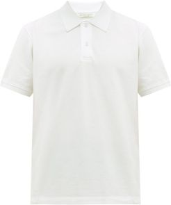 Short-sleeved Cotton-piqué Polo Shirt - Mens - White