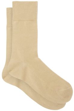 Tiago Cotton-blend Socks - Mens - Camel