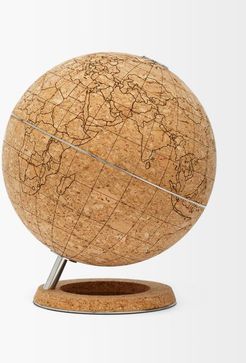 Cork And Stainless Steel Globe - Brown