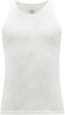 Gari Ribbed Organic Cotton-jersey Tank Top - Mens - White