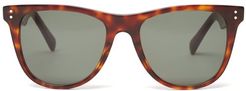 D-frame Tortoiseshell-acetate Sunglasses - Womens - Tortoiseshell