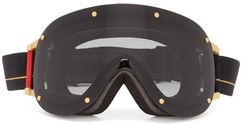 Model Four Reflective-lens Ski Goggles - Womens - Black Grey