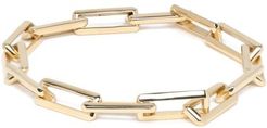 14kt Gold Chain Bracelet - Mens - Gold