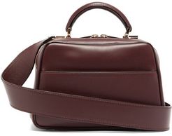Serie S Small Smooth-leather Shoulder Bag - Womens - Burgundy