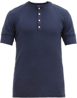 Karl-heinz Cotton T-shirt - Mens - Navy